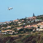 "Thomas Cook" im Landeanflug auf Madeira (1)