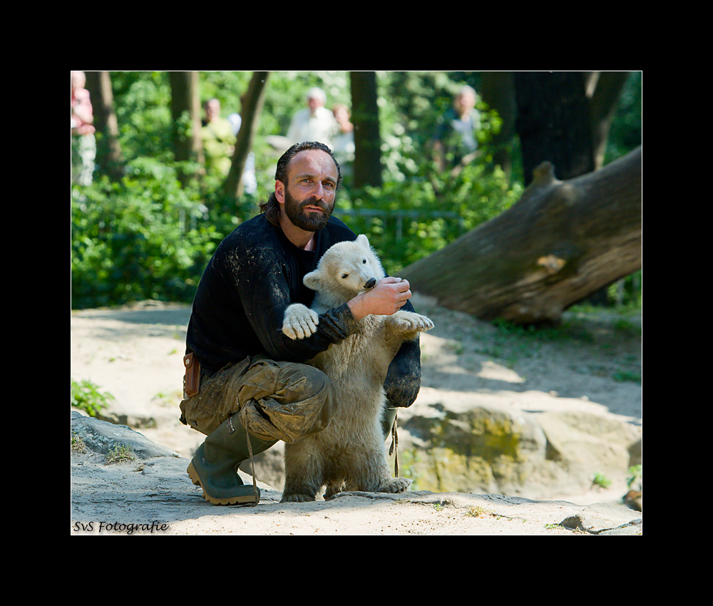 Thomas Dörflein mit Knut