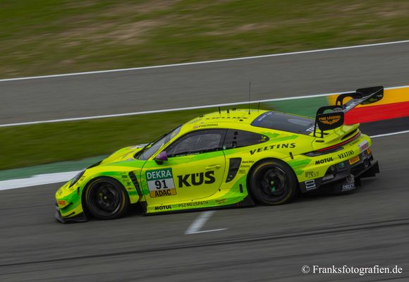 Thomas Preining im Grello Manthey Porsche beim Finale in Hockenheim