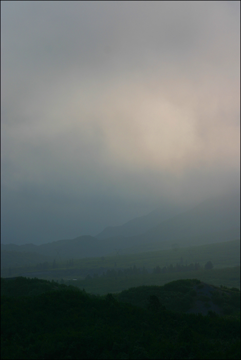 Thompson Pass im Morgennebel