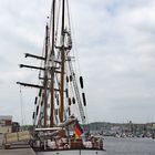 Thor Heyerdahl in ihrem Heimathafen Kiel