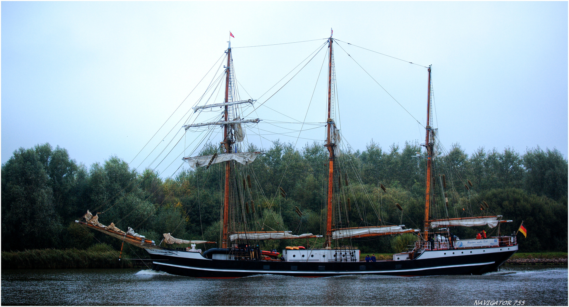 THOR HEYERDAHL, Kiel - Canal,Germany.