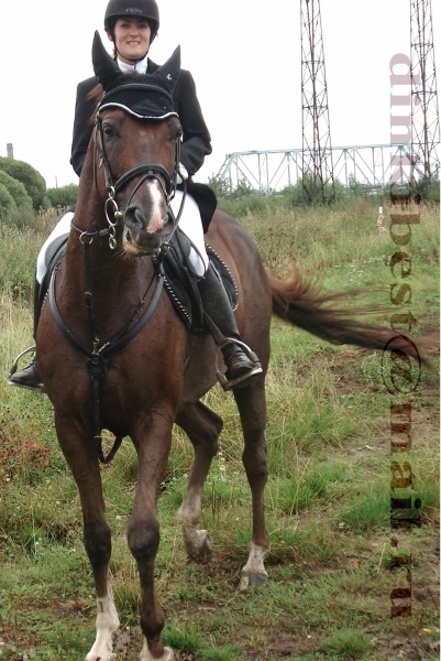 Thoroughbred Han-Shalt and Marina Brusnichenko