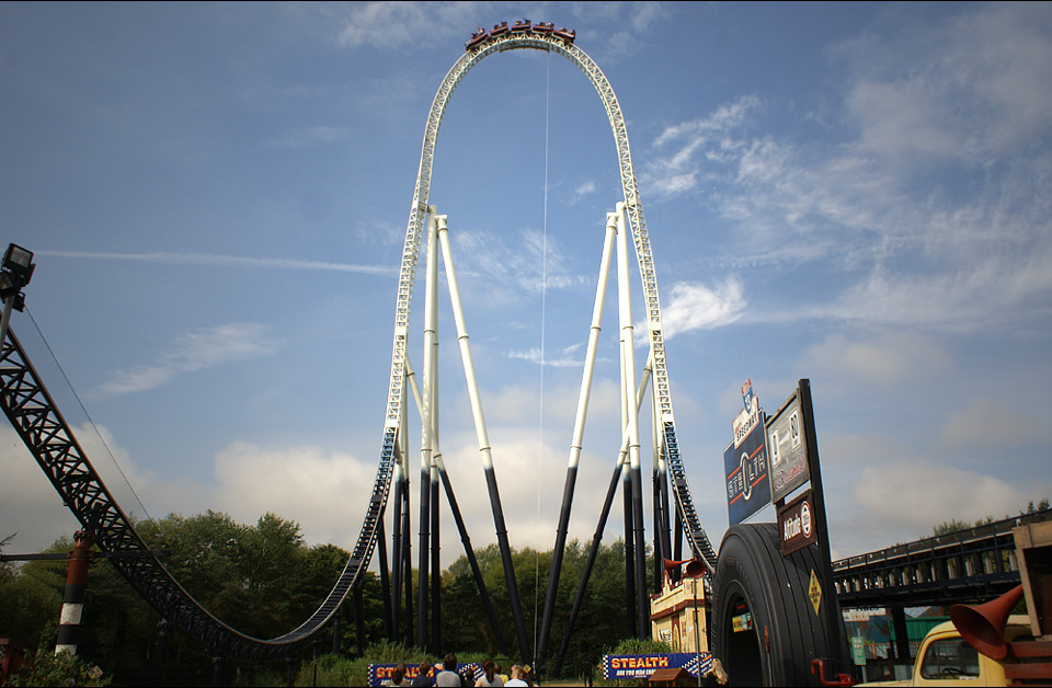 Thorpe Park Stealth Foto & Bild reportage dokumentation