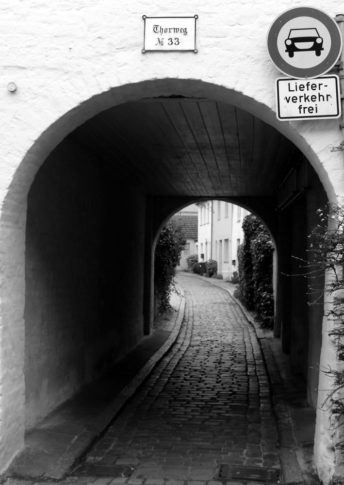 Thorweg Foto & Bild street, spezial, lübeck Bilder auf
