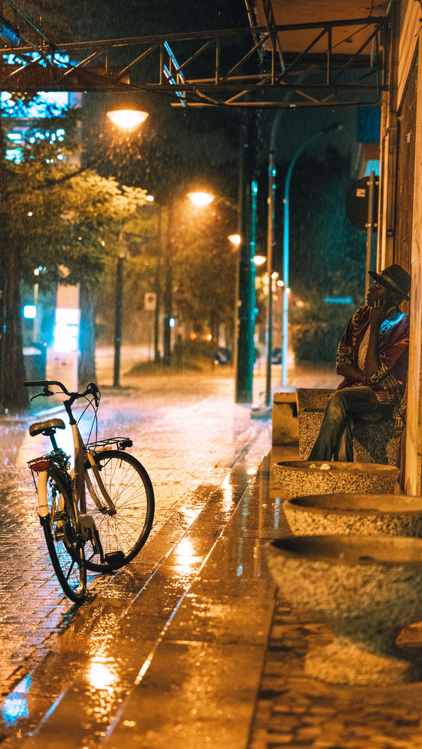 thoughtful rainstorm