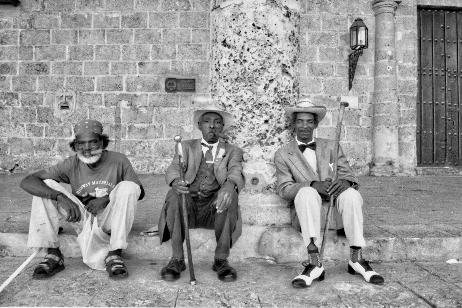 Thre old men in Havana