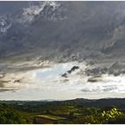 threatening skies above the Tuscany Landscape