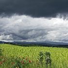 threatening skies above the Tuscany Landscape