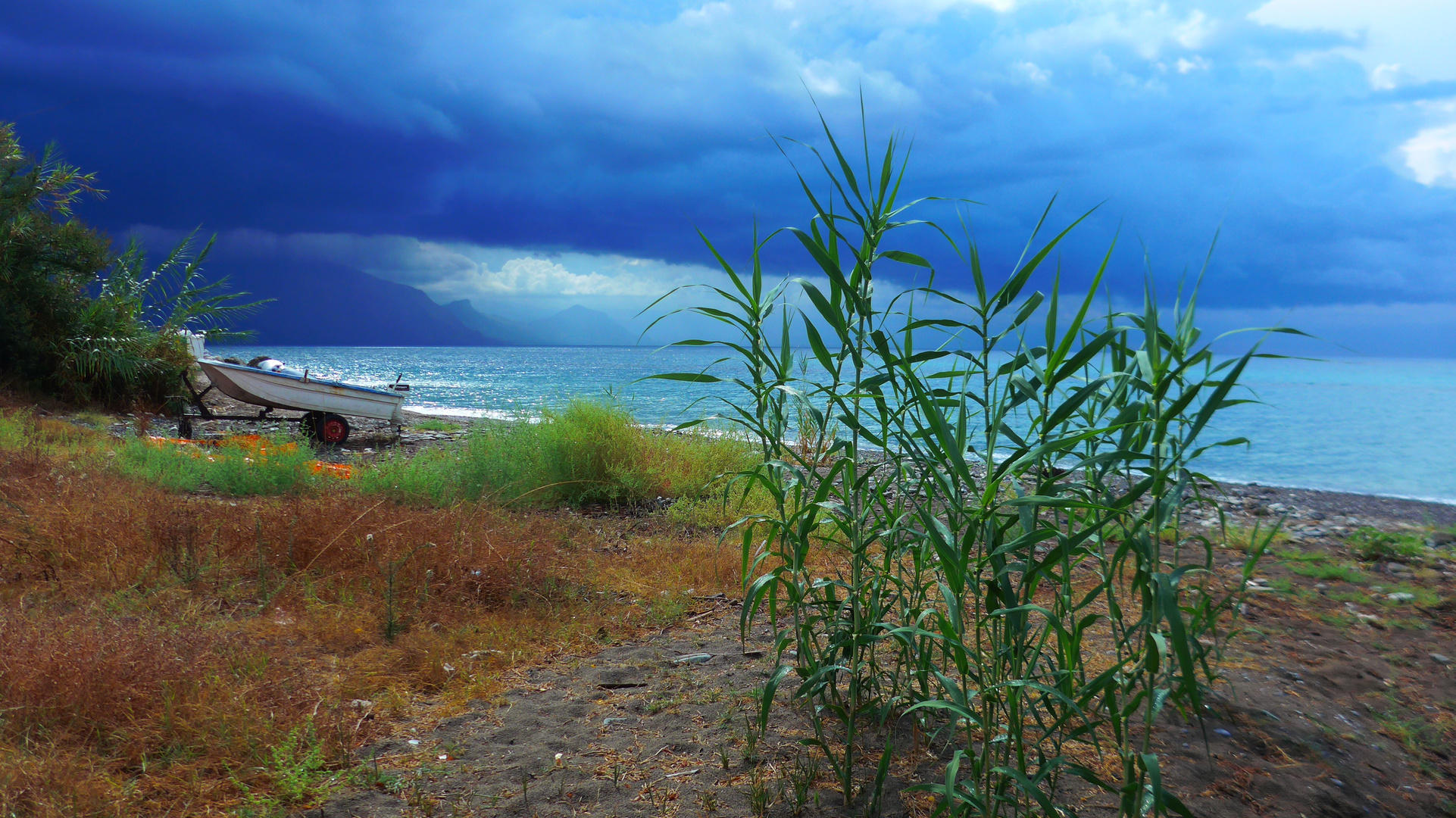 Threatening sky