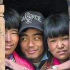 Three amiable Bhutaneses