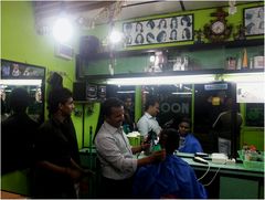 Three Barbers for Twentyseven Heads