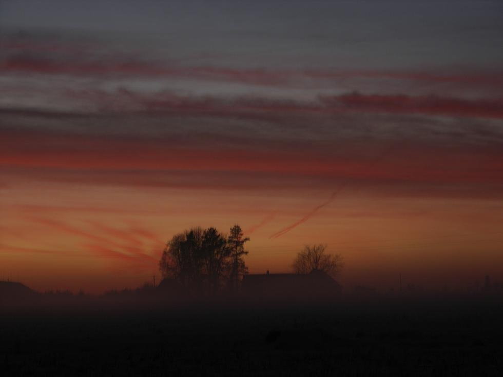 three-hour-long sunset