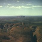 three in a row -Olgas, Ayers Rock und Mt Connor