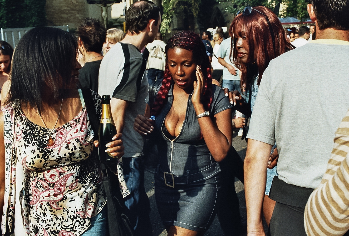 Three ladies and one bottle