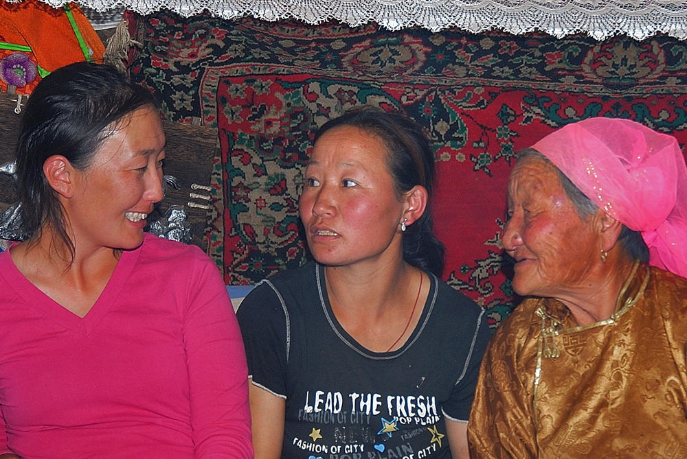 Three Mongolian beauties
