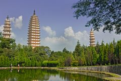 Three Pagoda, the symbic Sight of Dali