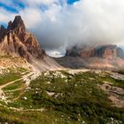 Three peaks of Lavaredo and mt. Paterno