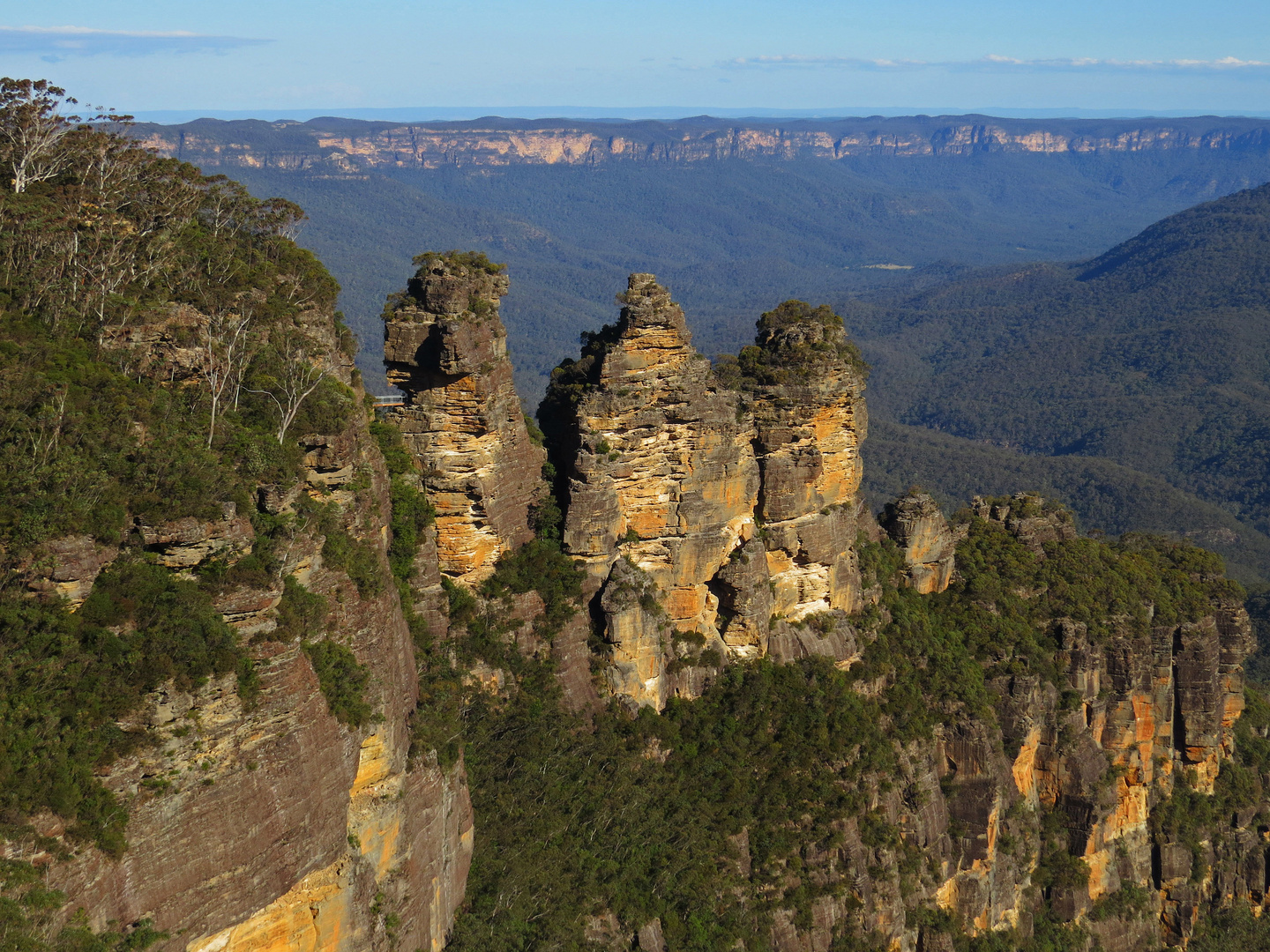 "Three Sisters" in den Blue Mountains, Australien