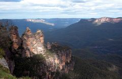 Three Sisters, mit kleinem Sonnenstrahl