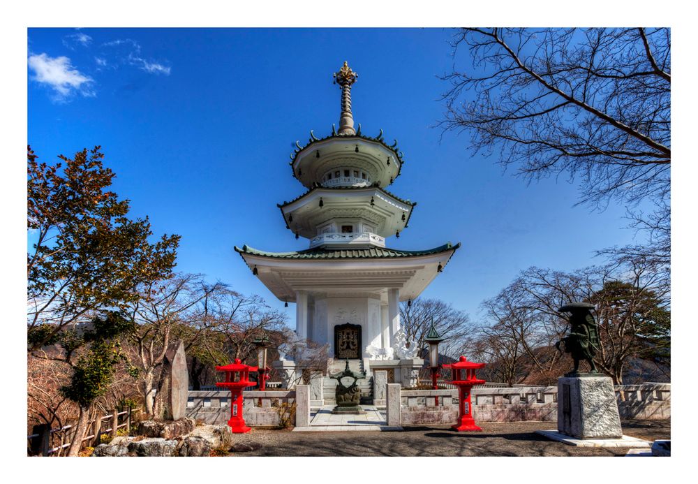 Three-storied pagoda