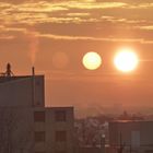 Three Suns on roofs