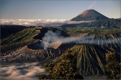 three volcanoes