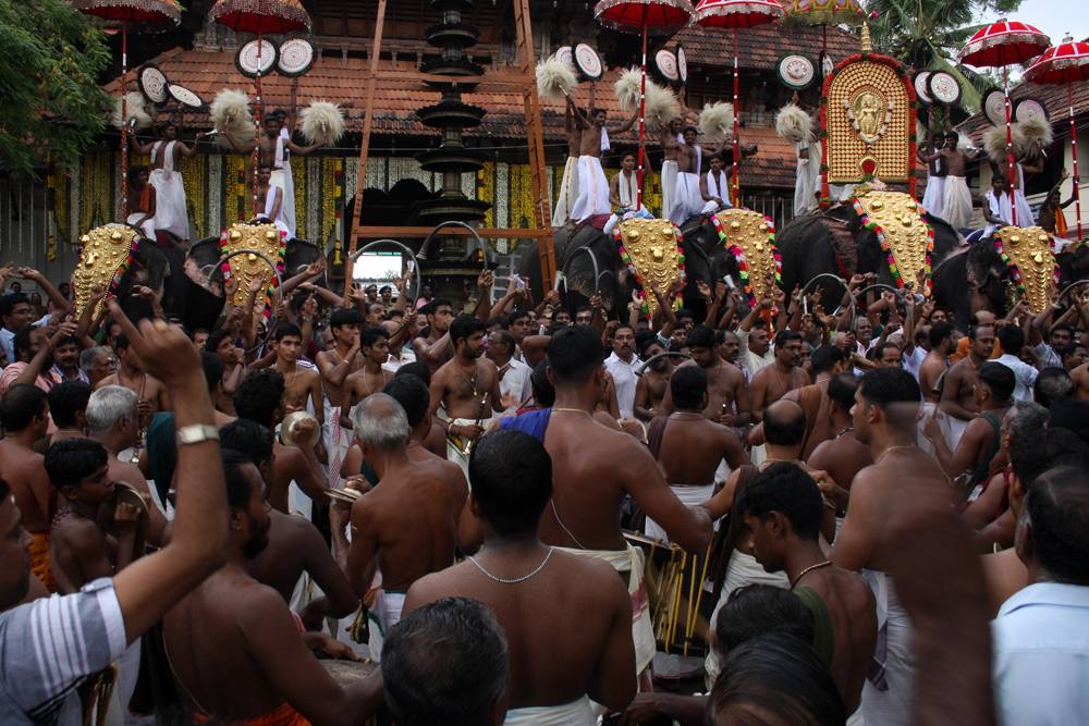 Thrissur Pooram-Mittendrin