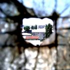 Through the broken window