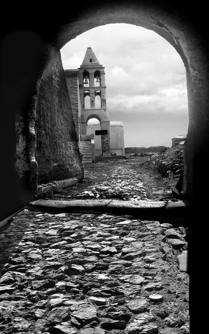 Through the castle gate east...