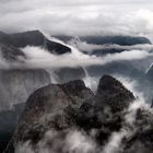 Through the fog at Dewey Point