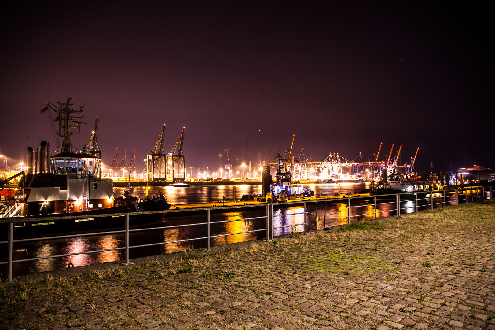 Through the Night - Hamburg Port