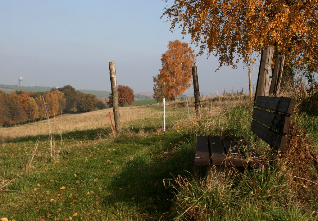 Thüringenweg Etappe 1 - Pausenbank