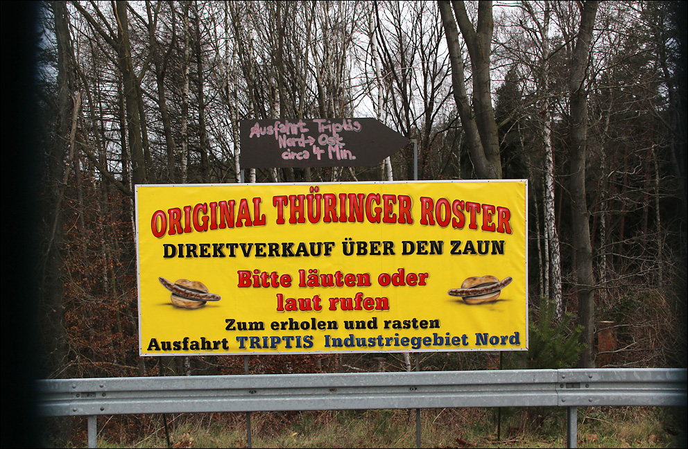 Thüringer Bratwurst ... hört nicht mehr auf lautes Rufen!