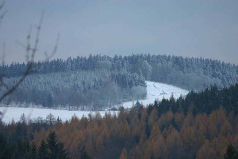 Thüringer Wald im ersten Schnee