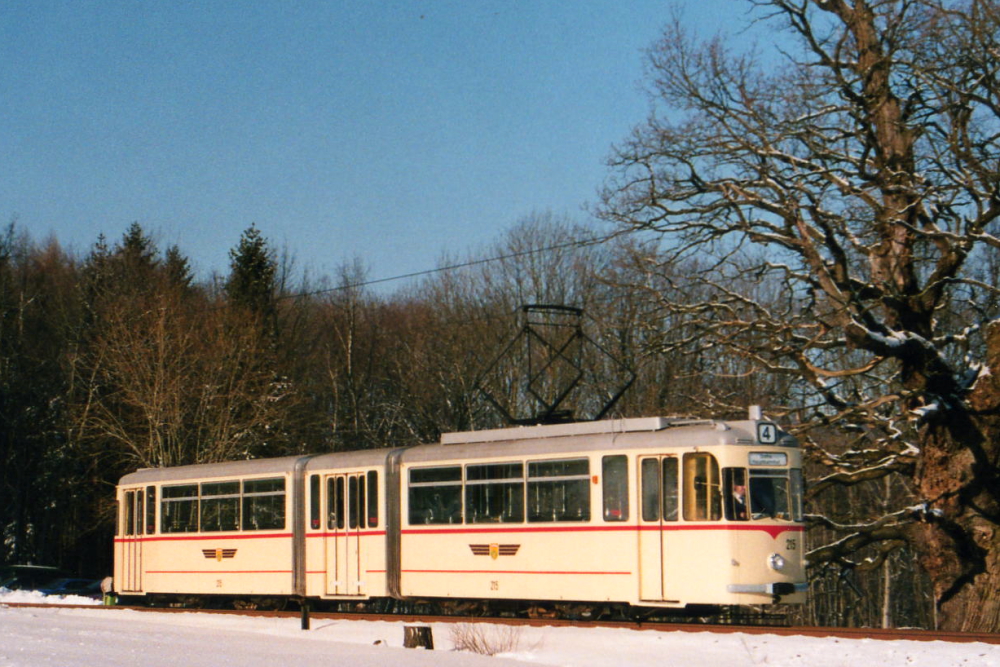 Thüringerwaldbahn im Winter