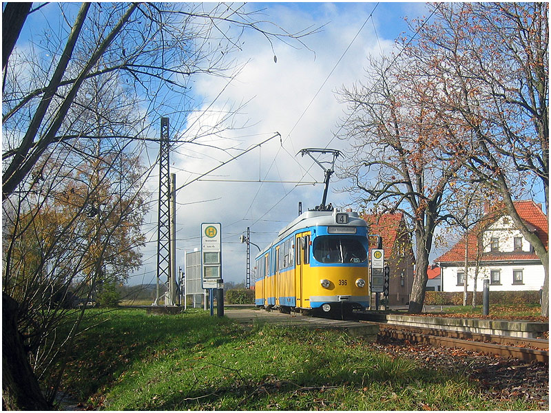 Thüringerwaldbahn in Spätherbst