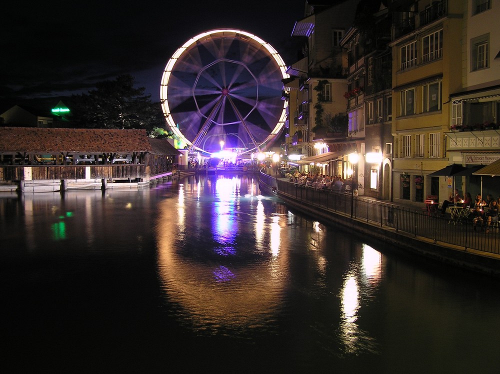 Thun at night