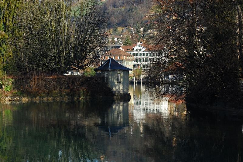 Thun ausgang See - eingang in die Aare