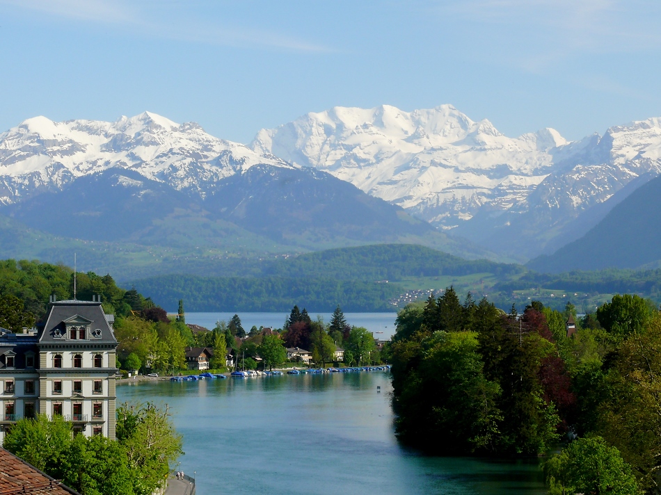 Thun - Aussicht vom Kirchplatz