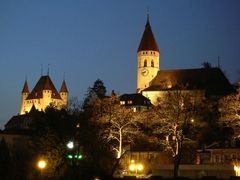 Thun vom Hinterhof aus