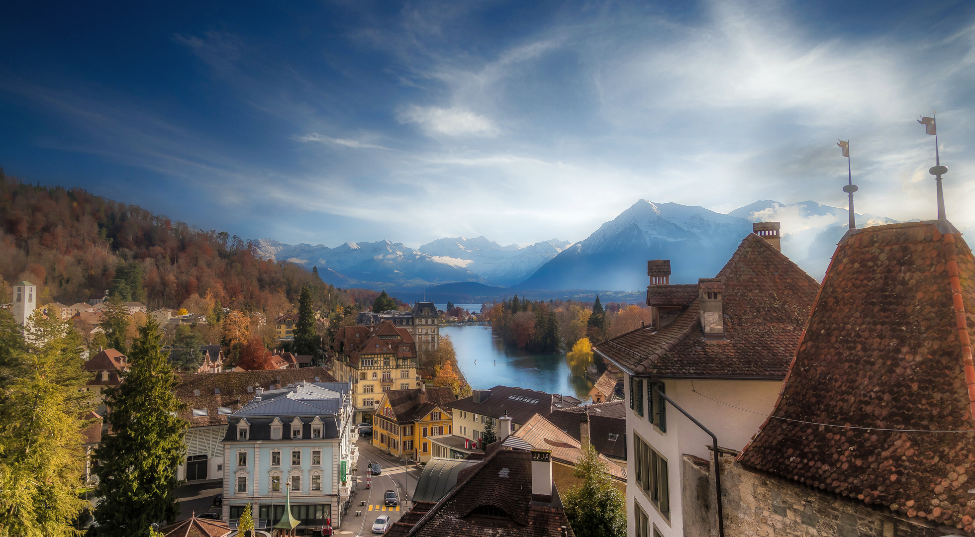 Thun - Vue depuis l'église