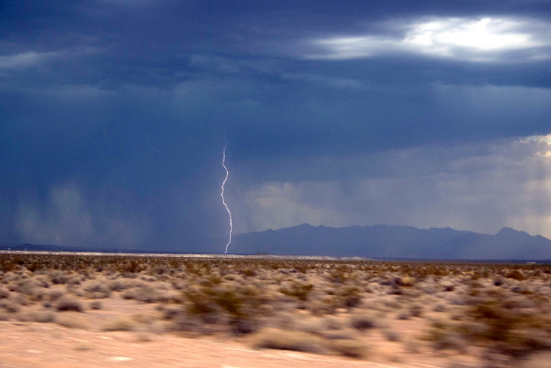 Thunder and Lightning in the Valley of Fire