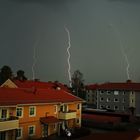 Thunder and lightning in Umeå