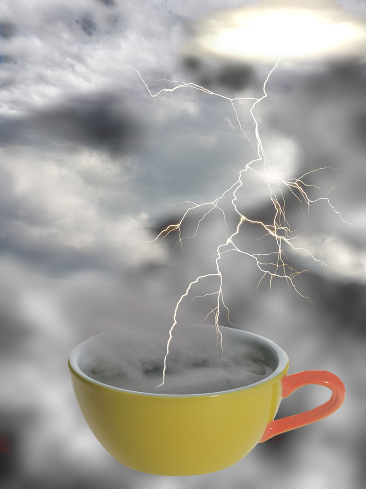Thunderbolt in the cup of tea