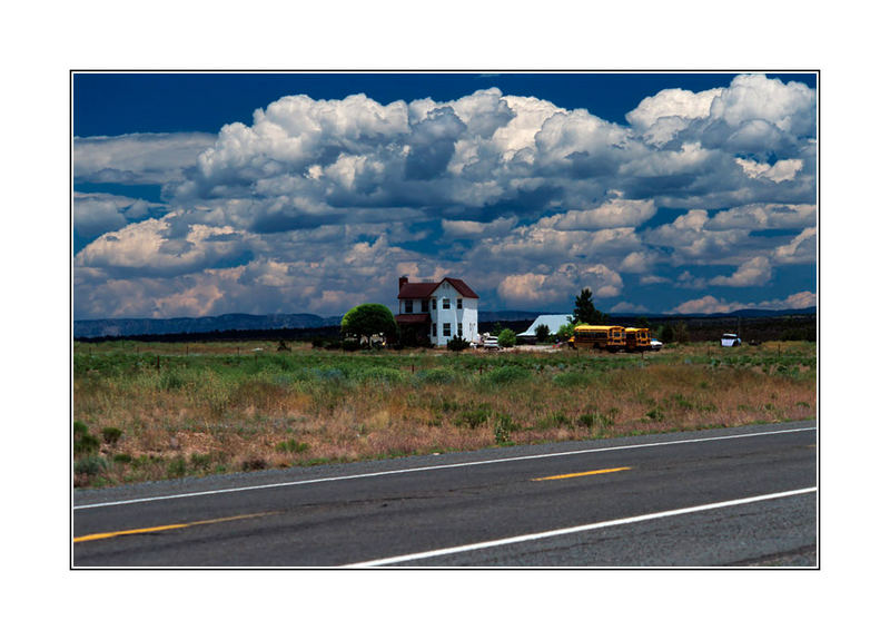 Thunderclouds on Route 66