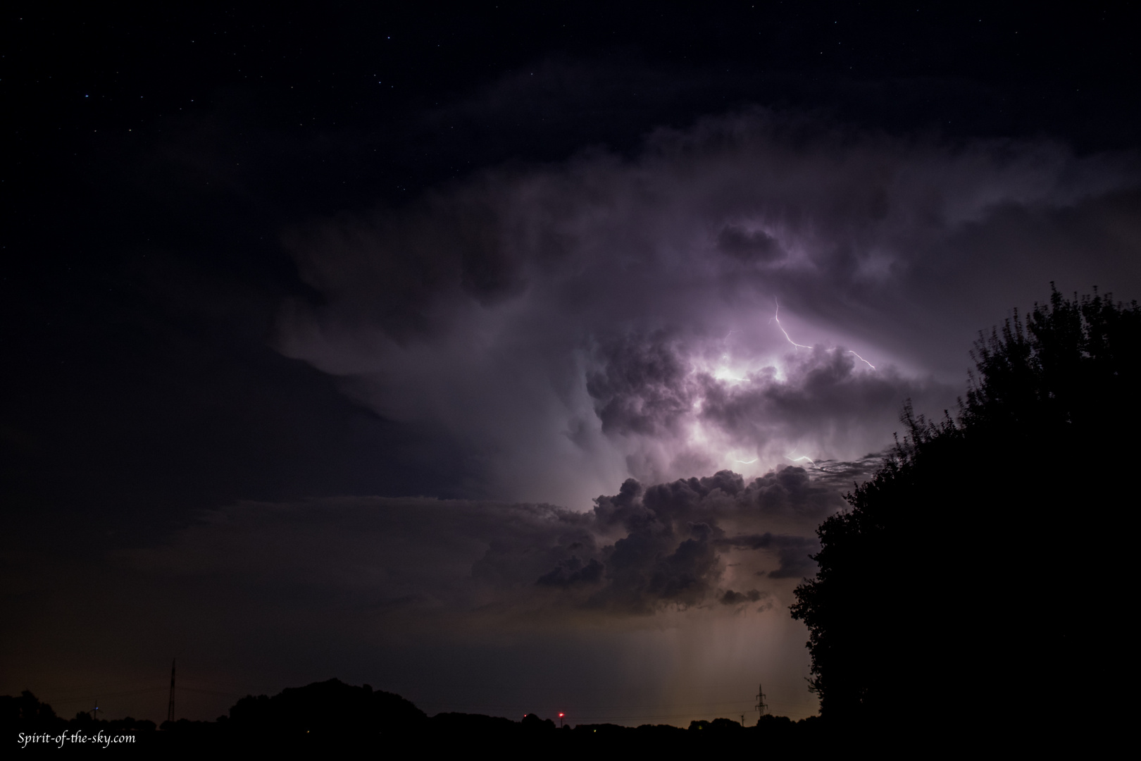 Thunderstorm above my hometown