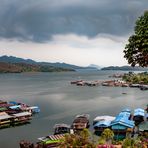 Thunderstorm at the Kao Laem dam