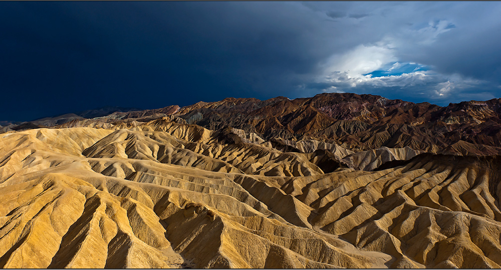 thunderstorm at zabriskie point