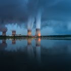 Thunderstorm bites the power plant